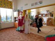 Mikuláš, čert a anděl ve školce